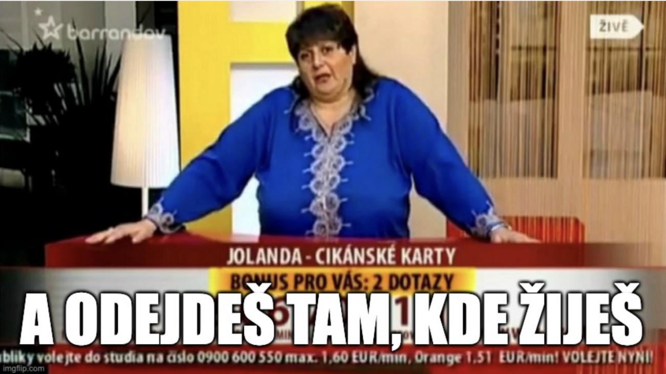 A odejdeš tam, kde žiješ