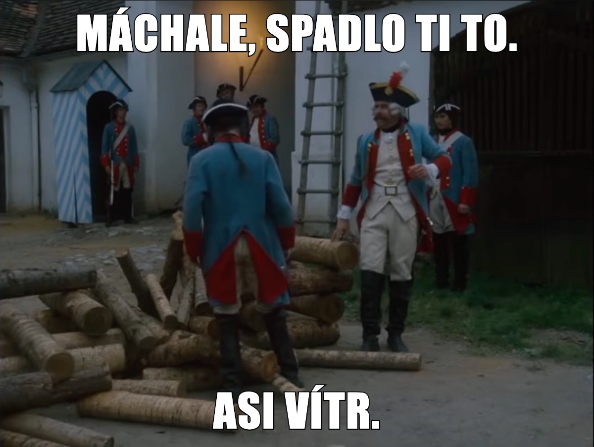 Máchale, spadlo ti to