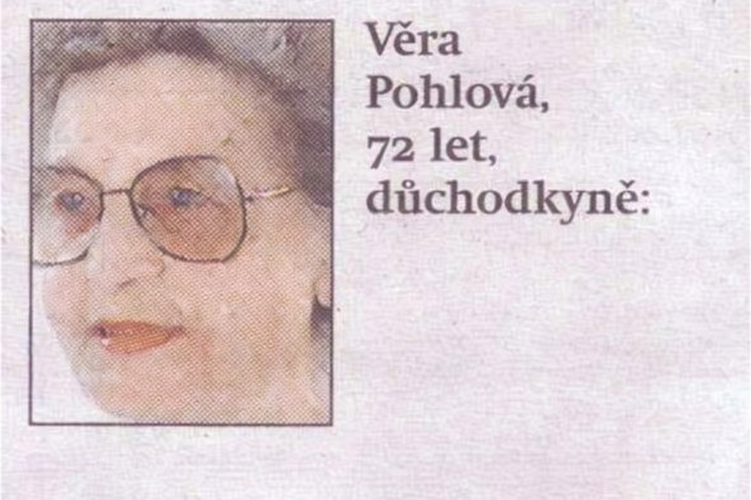 Věra Pohlová